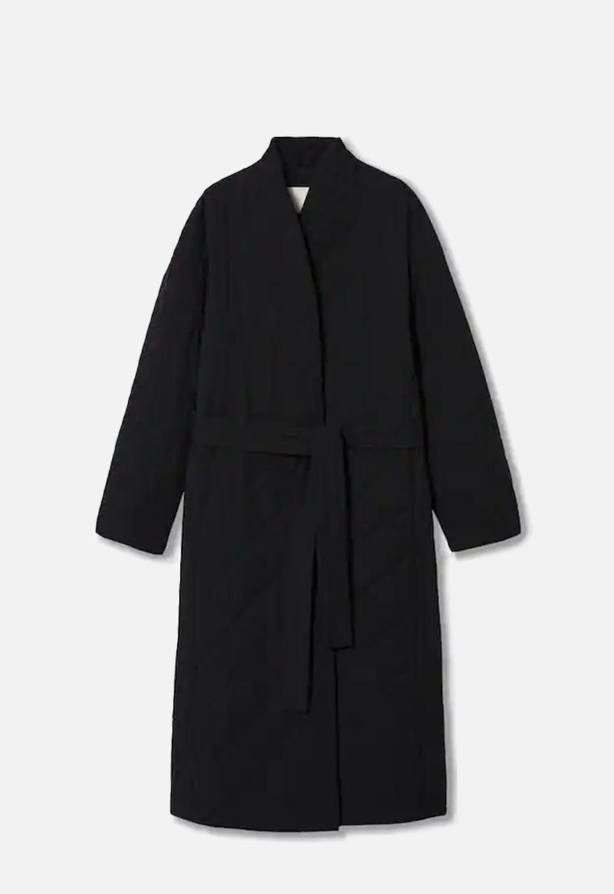 MANGO - Anorak verdure - black