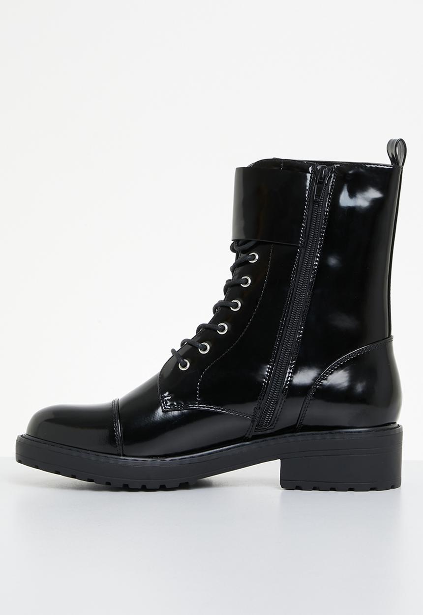 dailyfriday - Val lace up boot - black