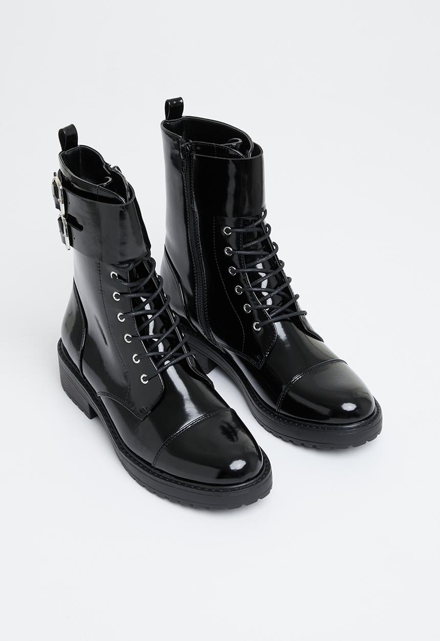 dailyfriday - Val lace up boot - black