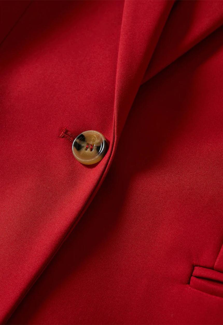 MANGO - Blazer cofi - red