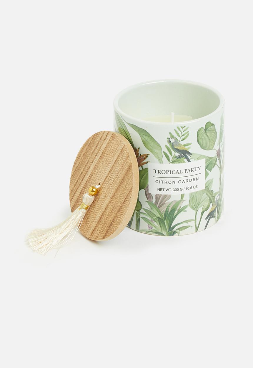 H&S - Candle in jar - off white