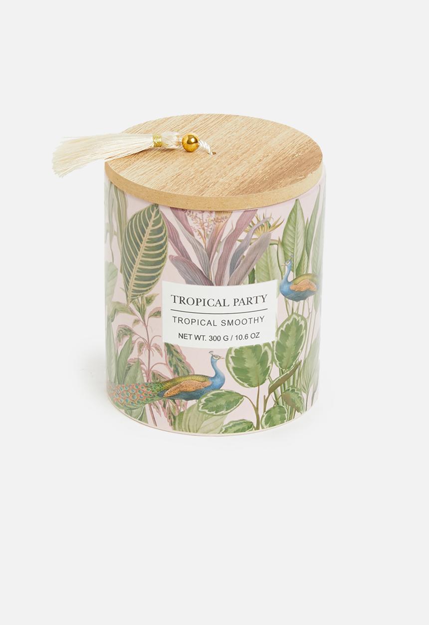 H&S - Candle in jar - pink