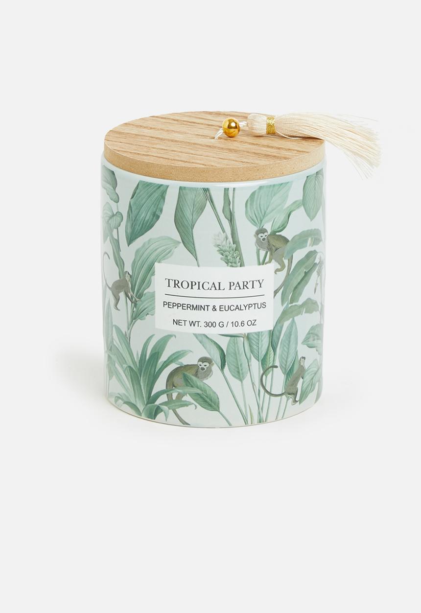 H&S - Candle in jar - green