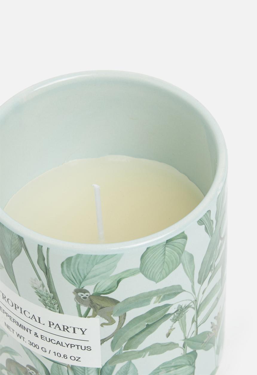 H&S - Candle in jar - green