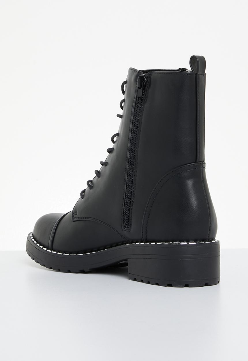 dailyfriday - Beth lace up boot - black