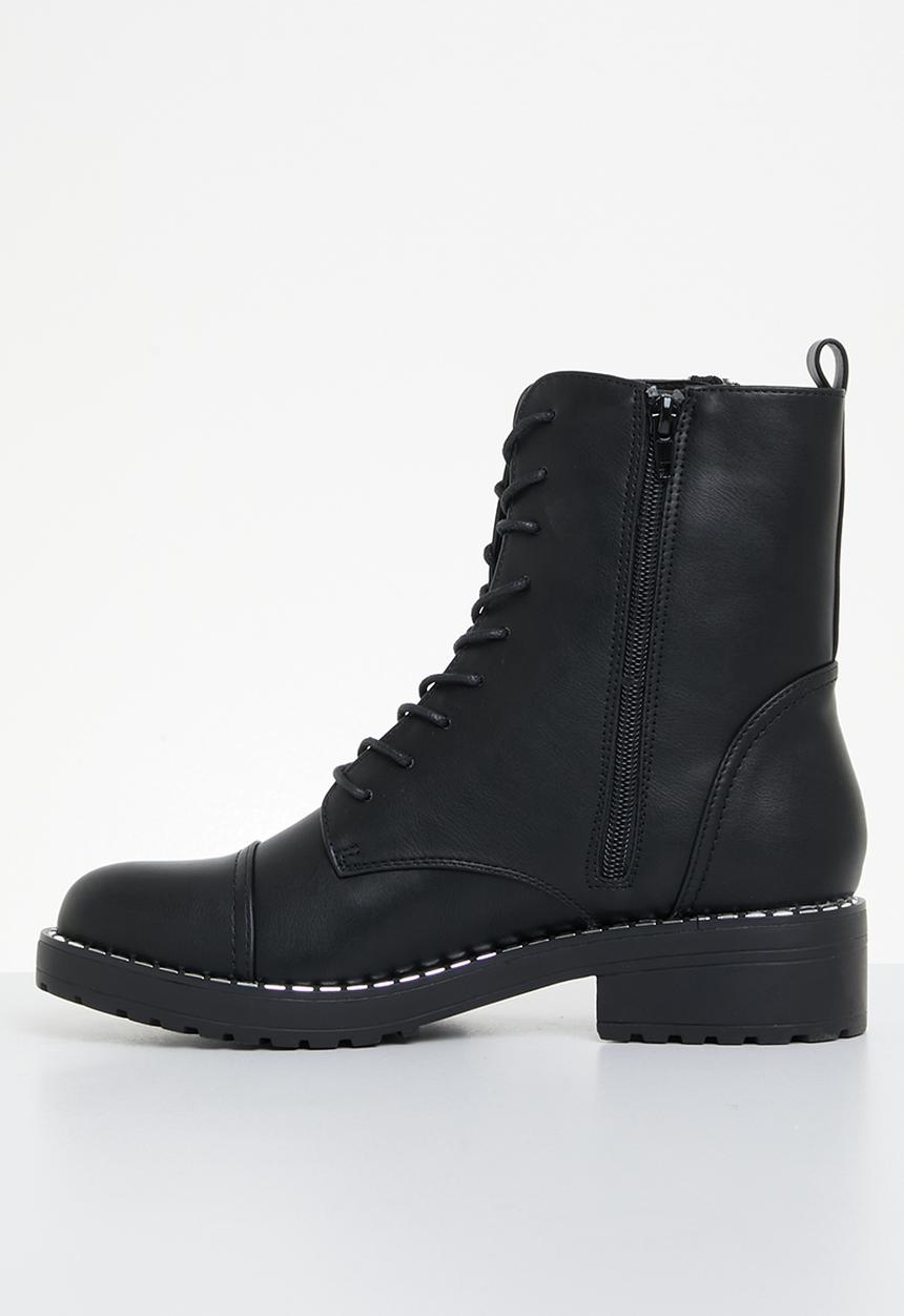 dailyfriday - Beth lace up boot - black