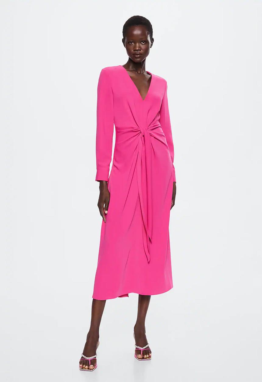 MANGO - Dress antina - pink