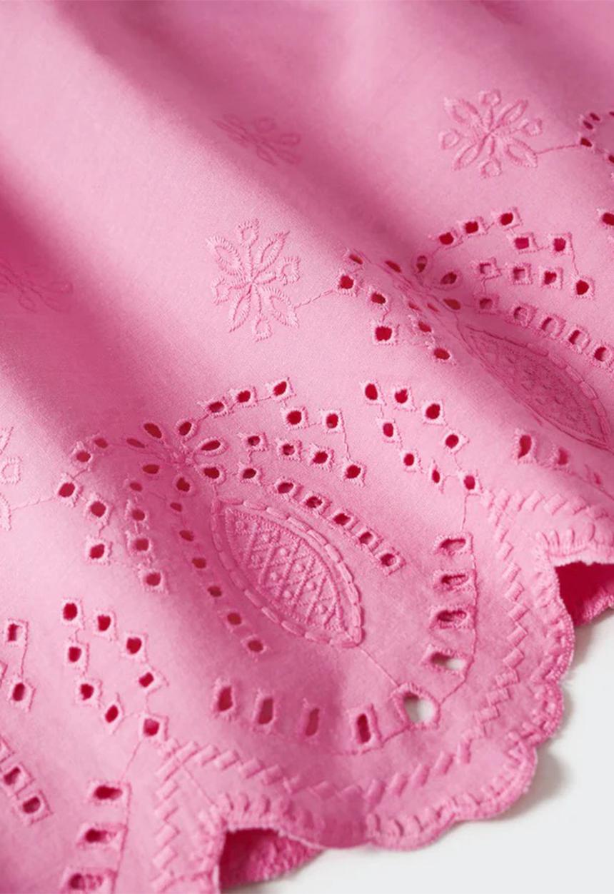 MANGO - Dress khan-h - pink