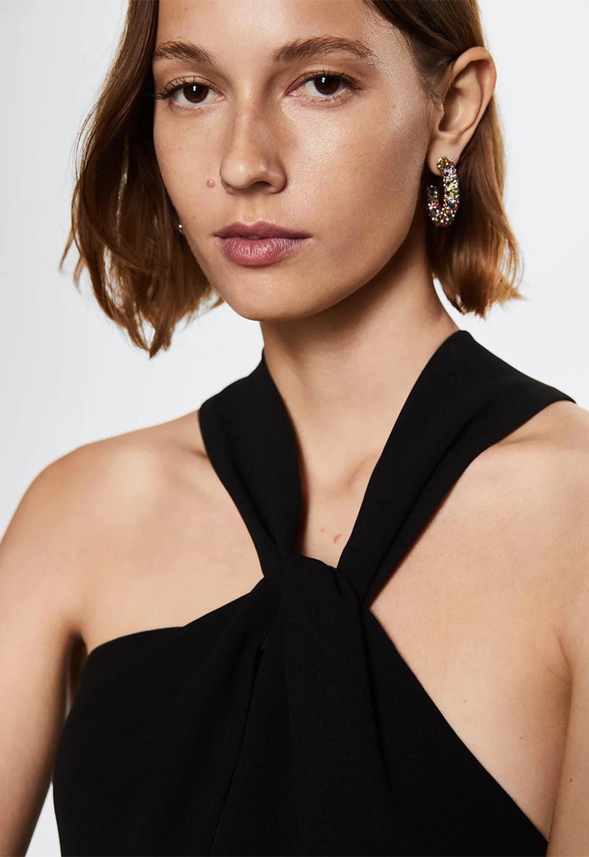 MANGO - One-piece suit dona - black