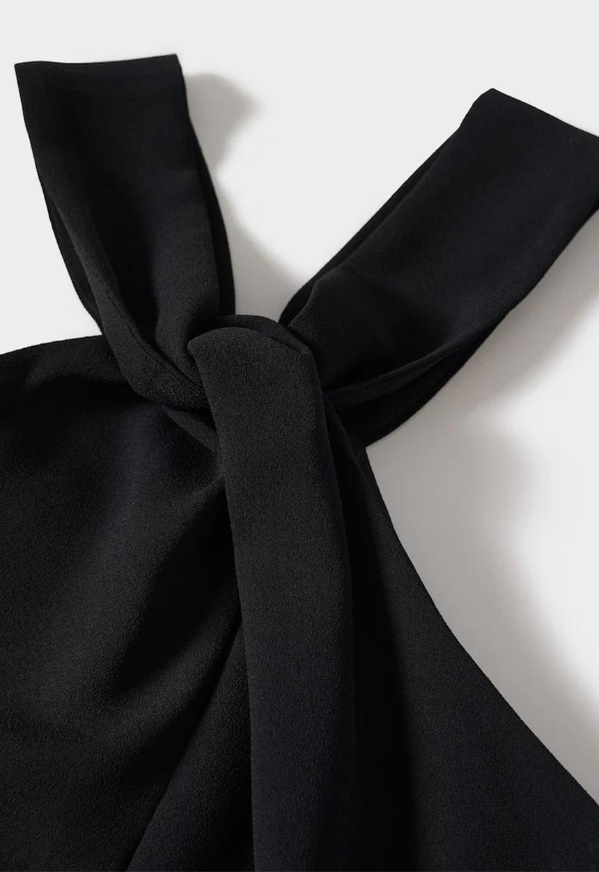 MANGO - One-piece suit dona - black