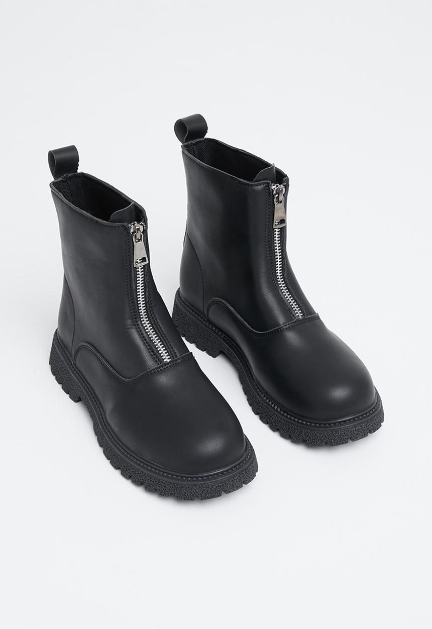 Pop Candy - Girls boot with zip - black