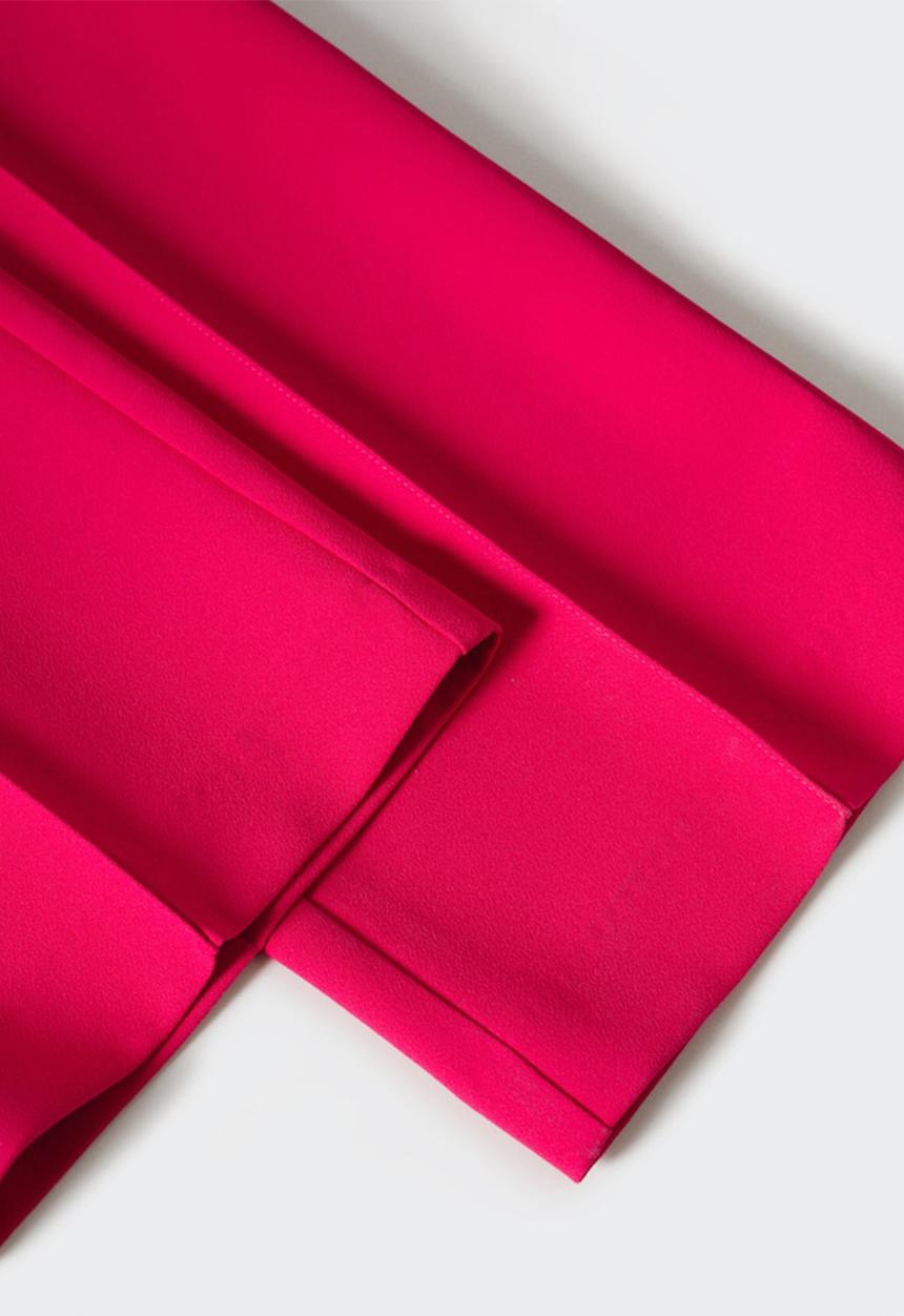 MANGO - Trousers maca - pink