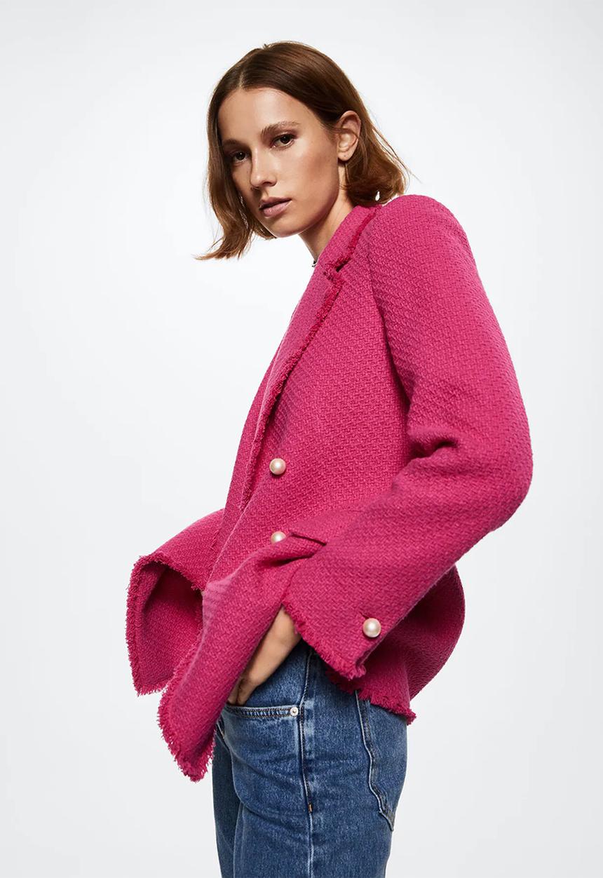 MANGO - Blazer quintin - fuchsia