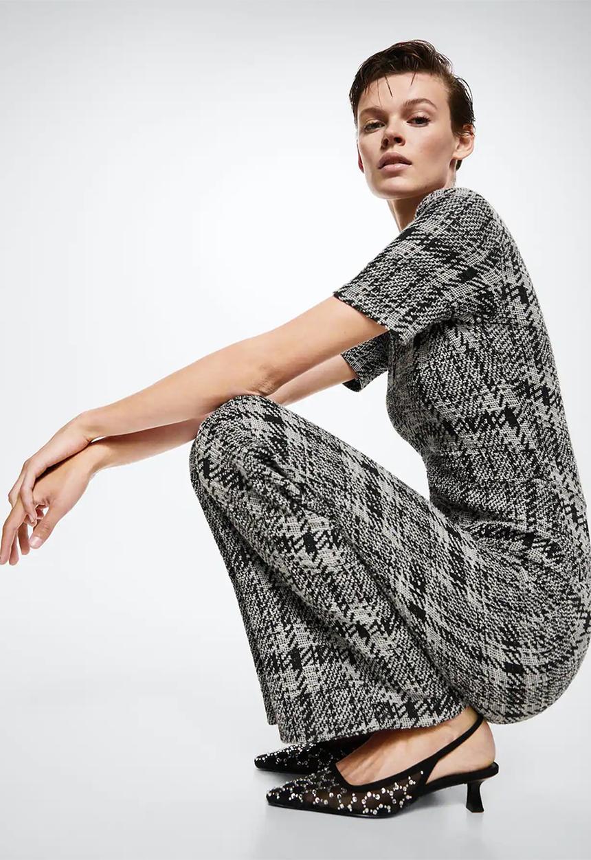 MANGO - Jumpsuit chano - black