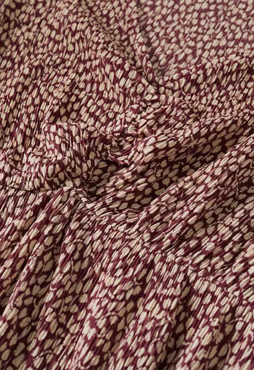 MANGO - Dress pomelo3 - dark red