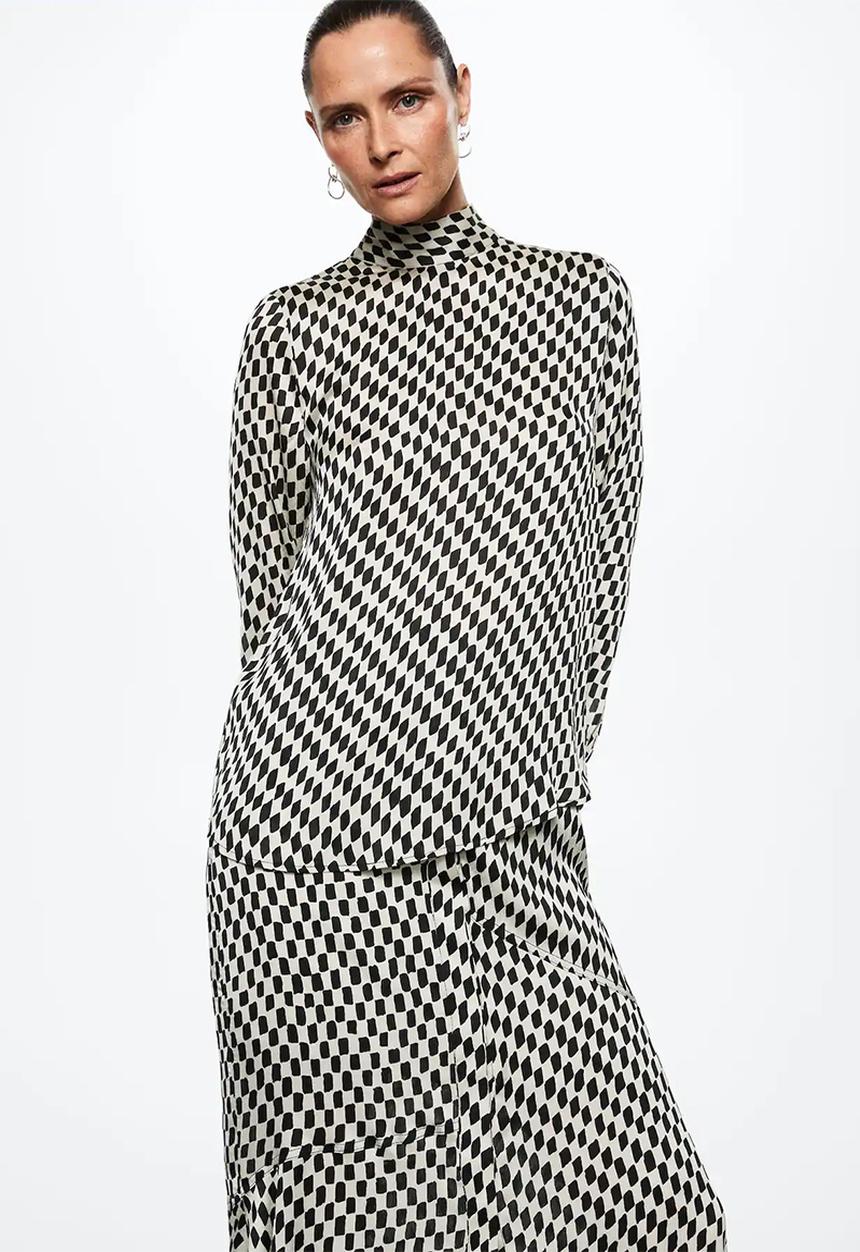 MANGO - Blouse sixty - black