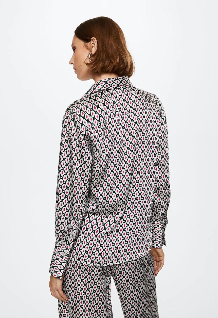 MANGO - Shirt chun - white