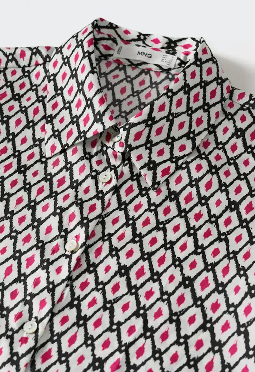 MANGO - Shirt chun - white
