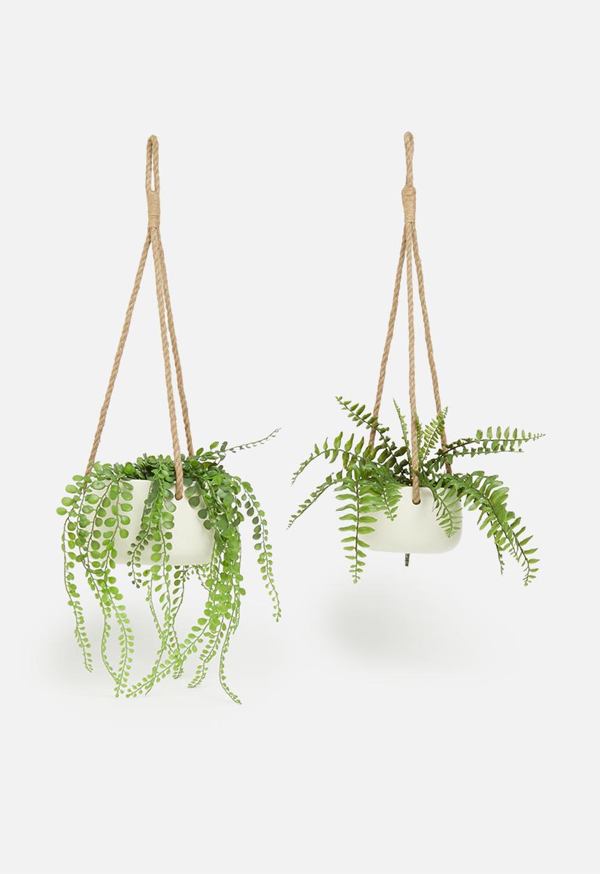 H&S - Flowerpot hanger set - white
