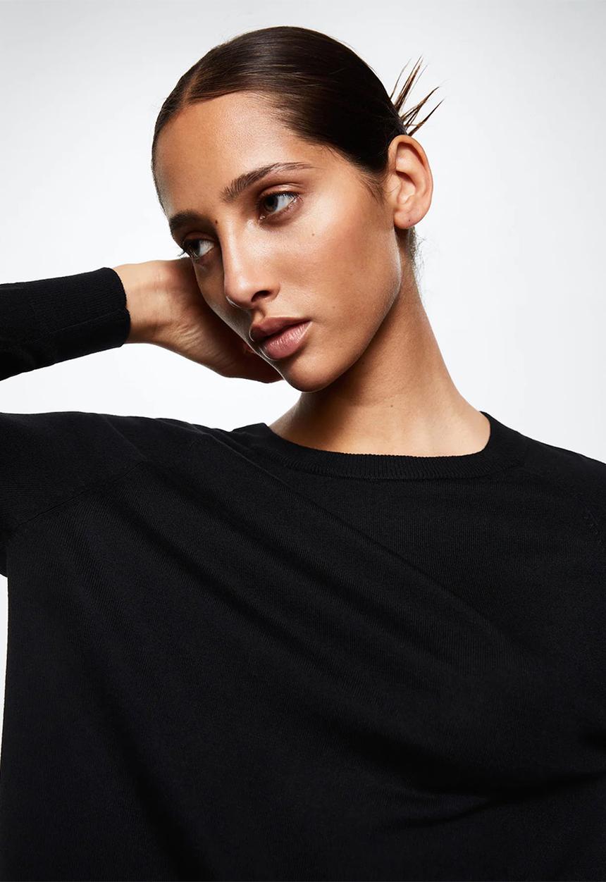 MANGO - Sweater lucca3 - black