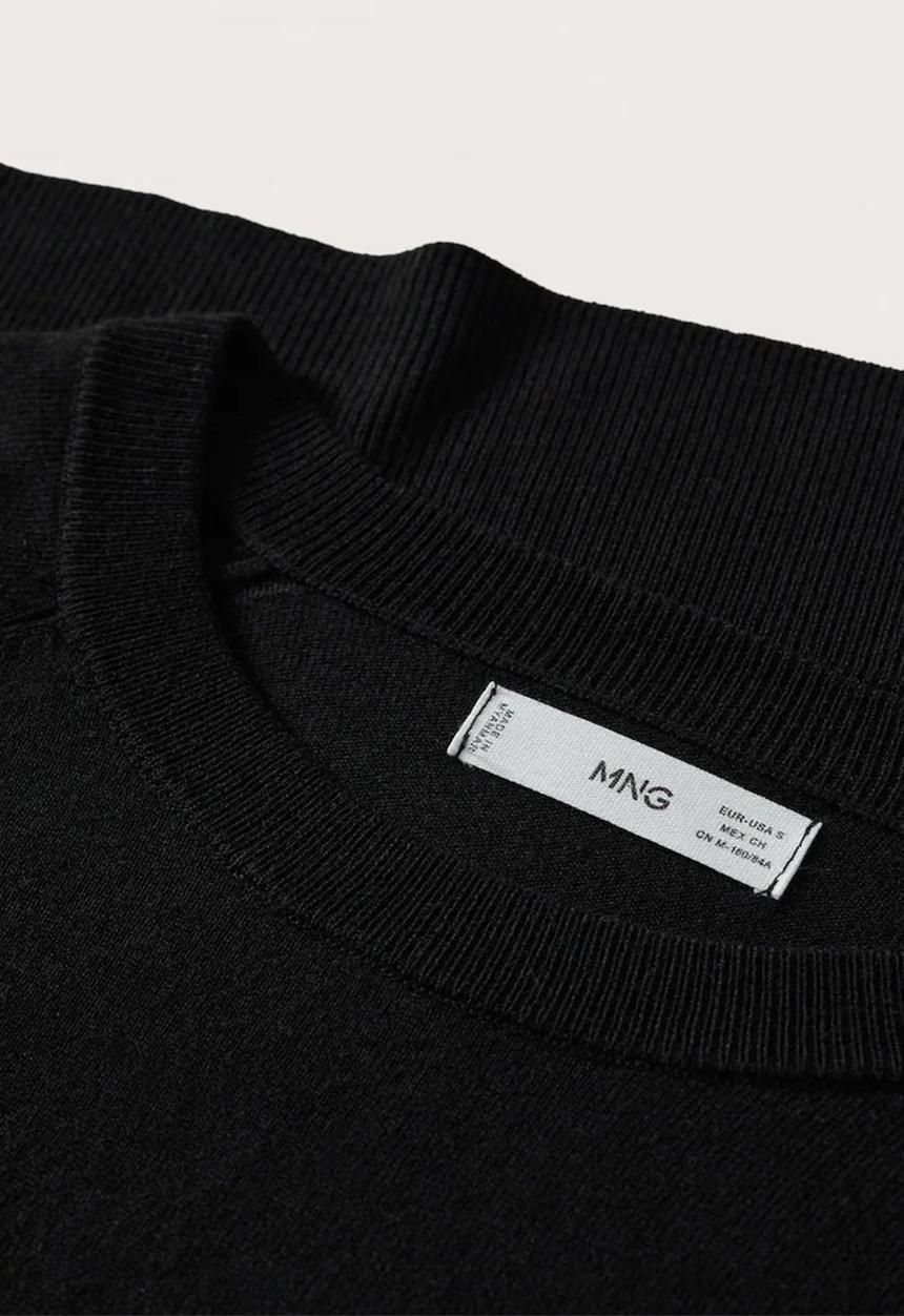 MANGO - Sweater lucca3 - black