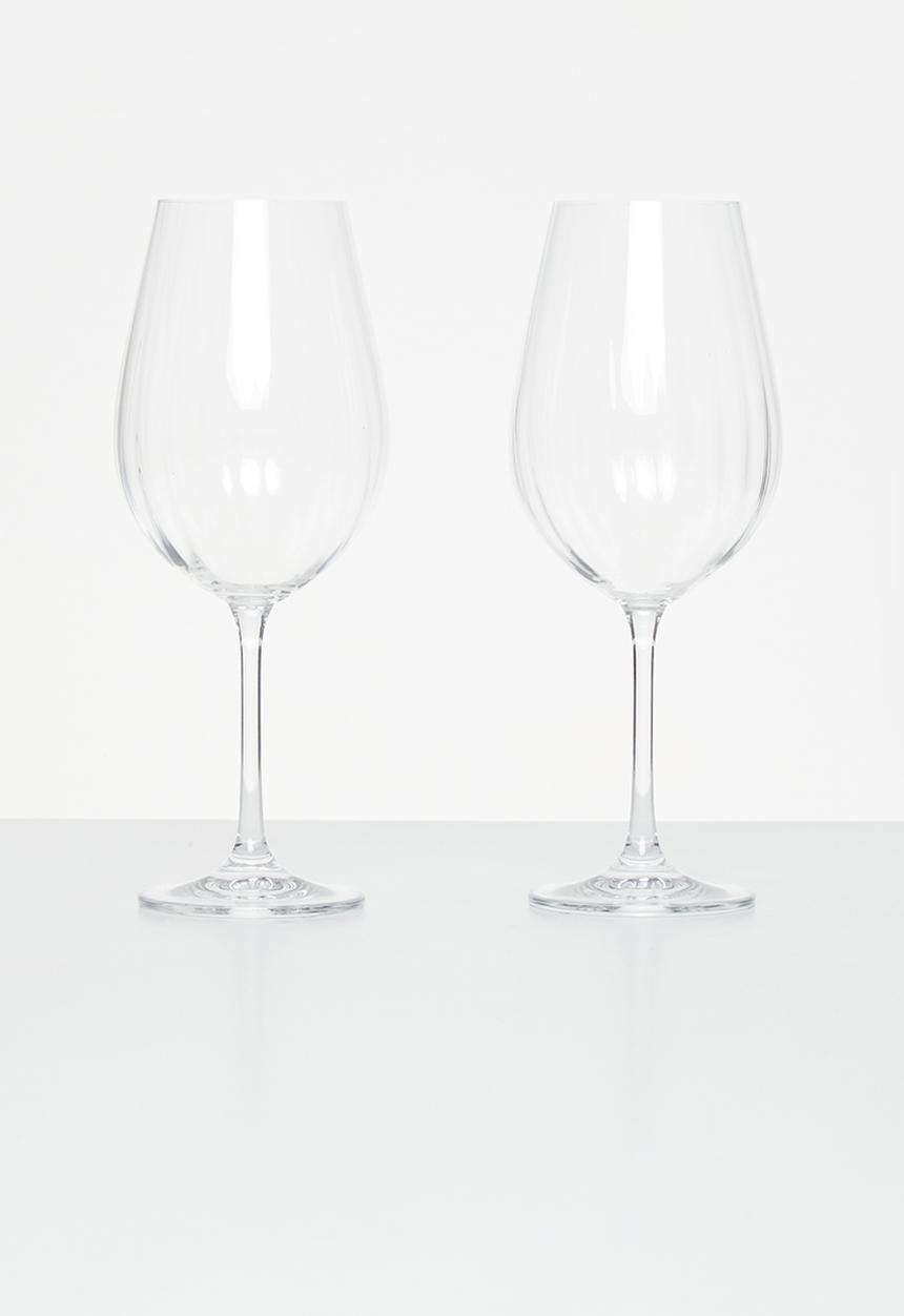 Excellent Houseware - Crystalline wine glass - clear