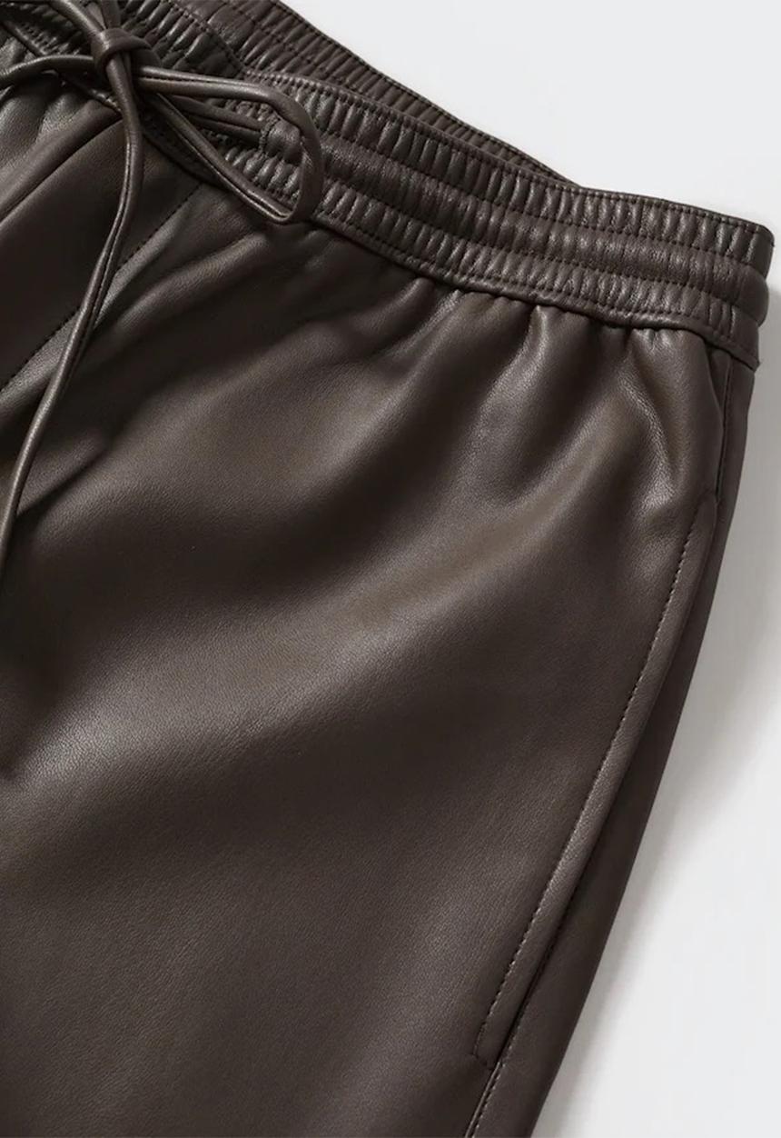MANGO - Trousers apple - medium brown