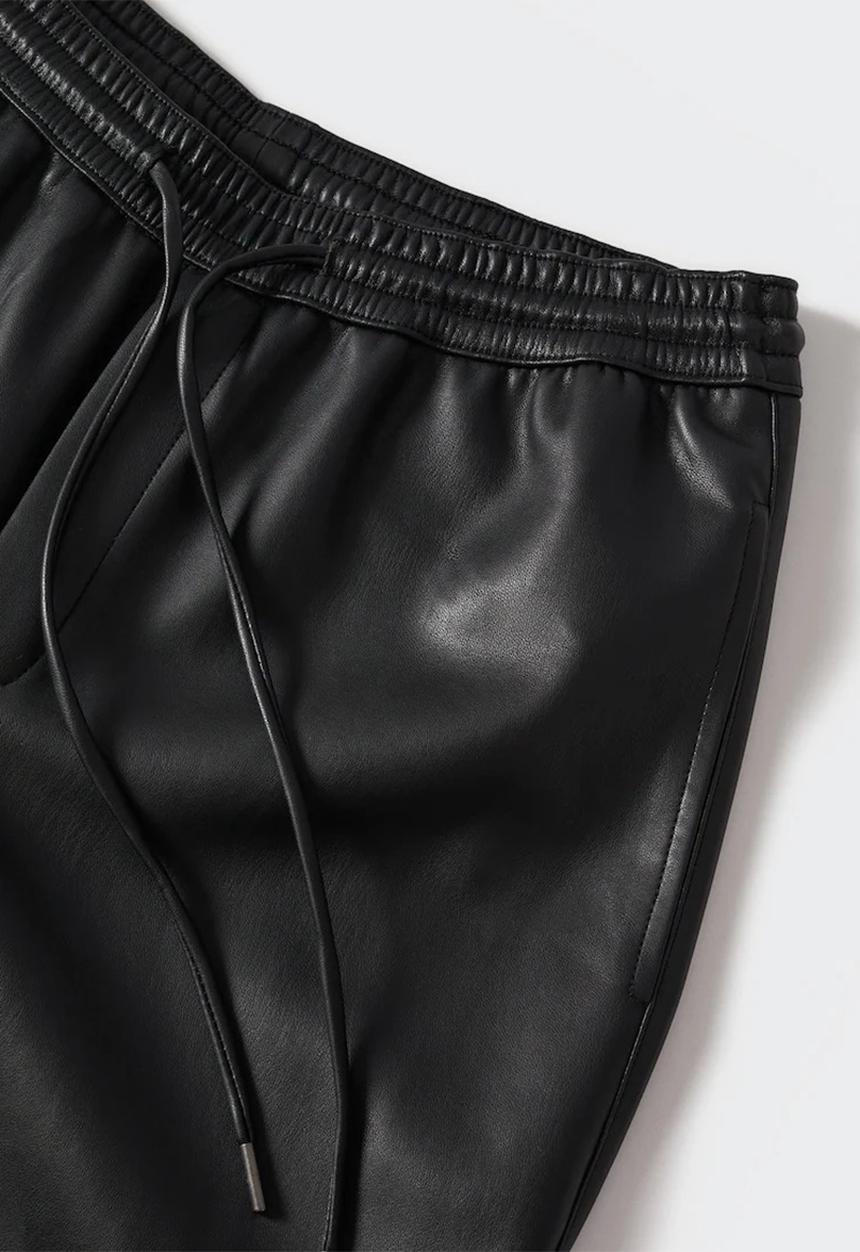 MANGO - Trousers apple - black