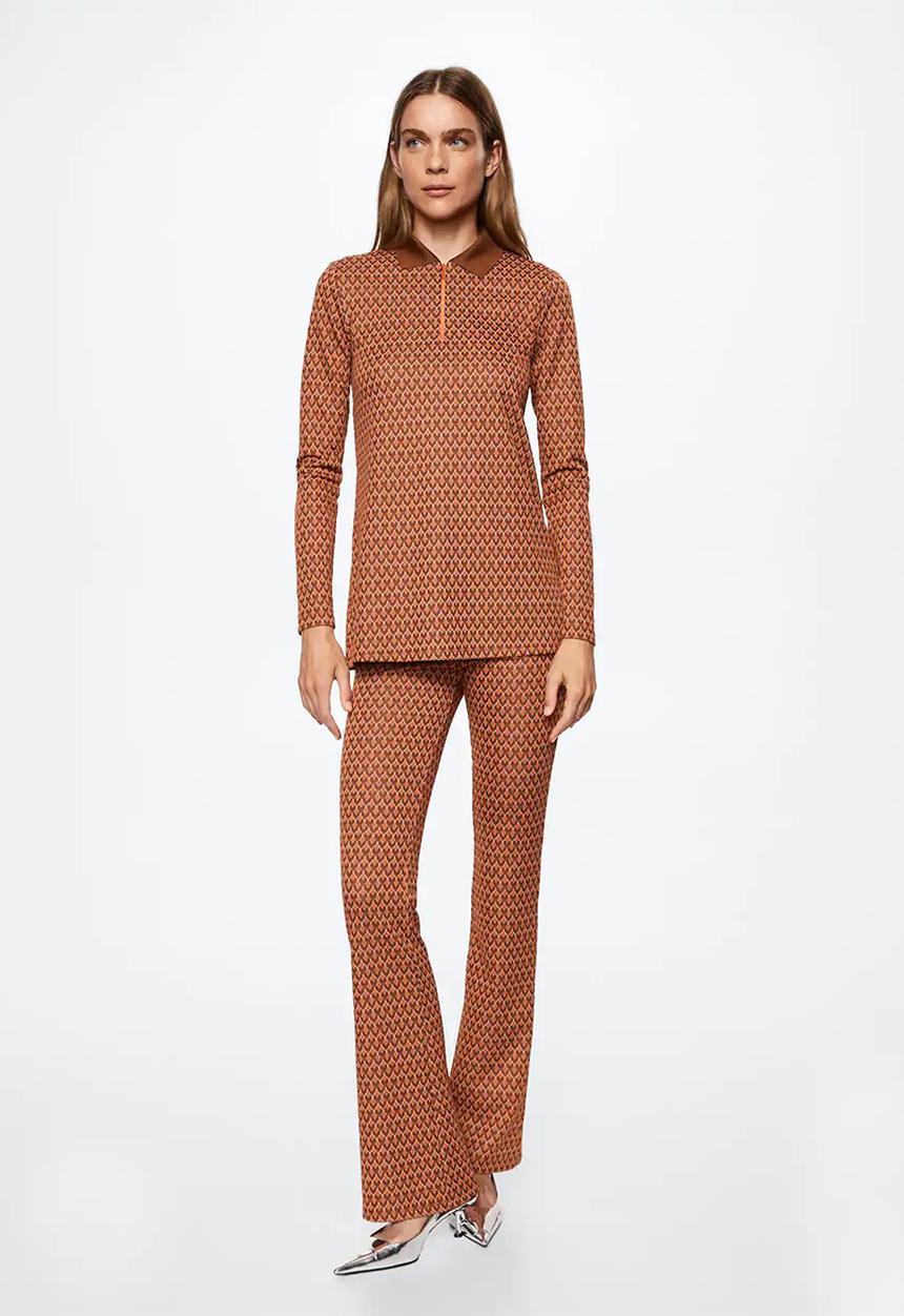MANGO - Trousers marsi - orange