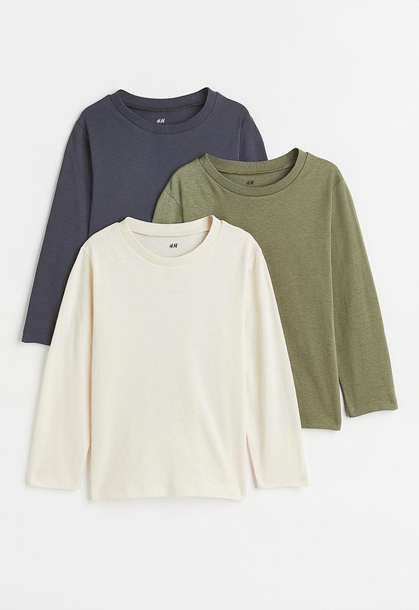 H&M - 3 Pack jersey tops - multi