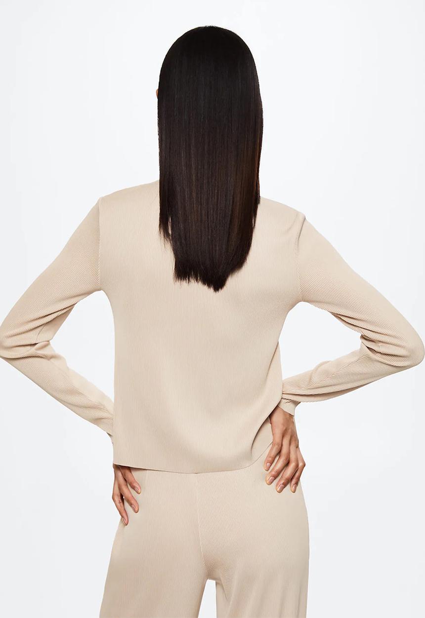 MANGO - T-shirt mariona - light beige