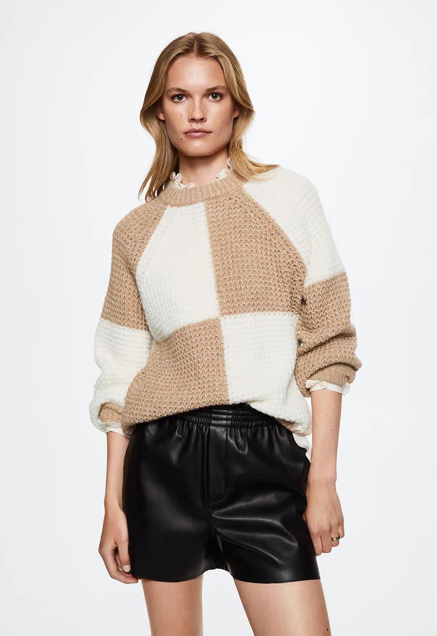 MANGO - Sweater cleob - light beige