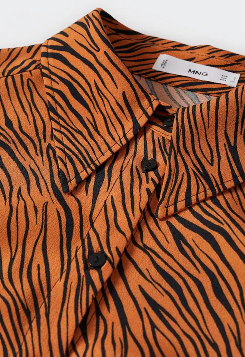 MANGO - Shirt storm - orange