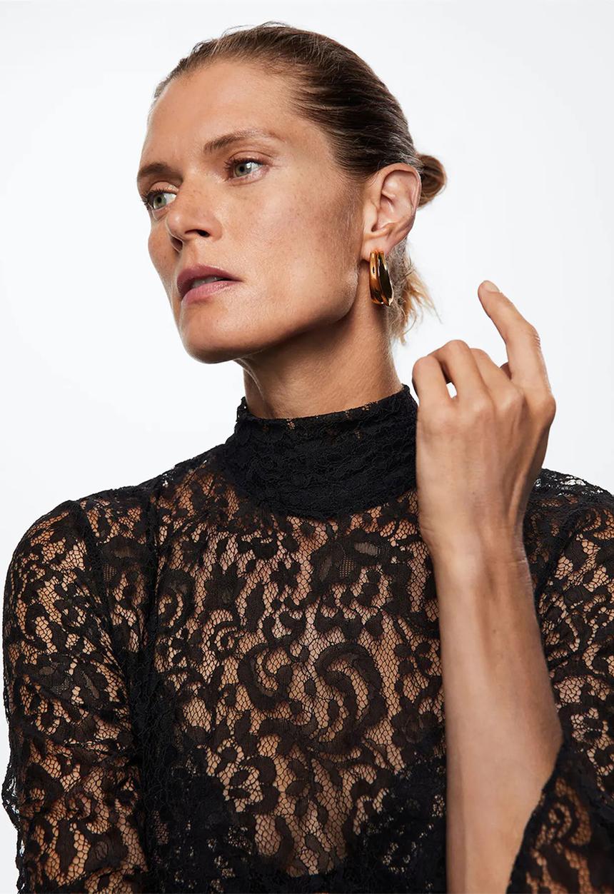 MANGO - Blouse monaco - black