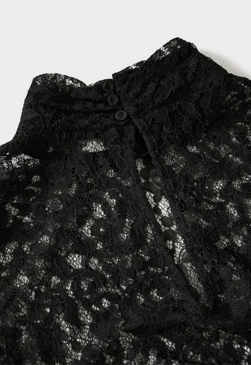 MANGO - Blouse monaco - black