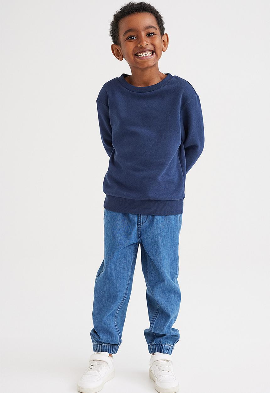 H&M - Denim joggers - denim blue