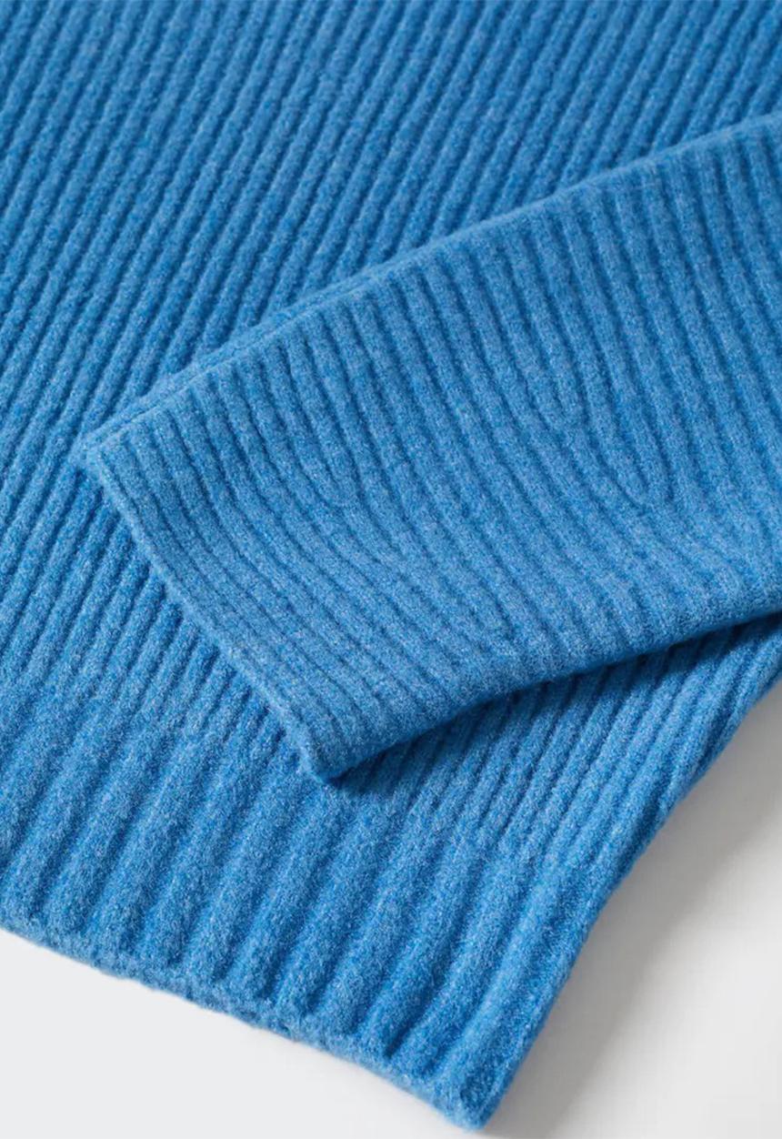 MANGO - Sweater coralina - medium blue