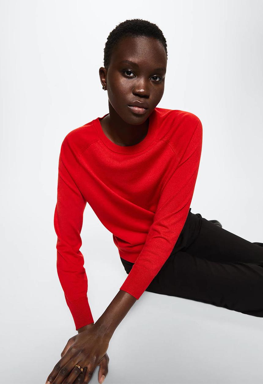 MANGO - Sweater lucca3- red