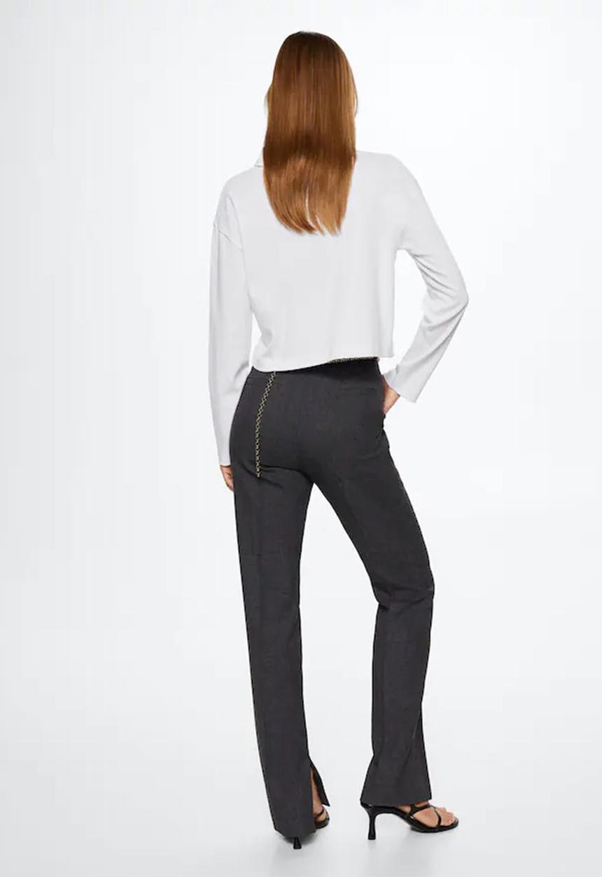MANGO - T-shirt polita - natural