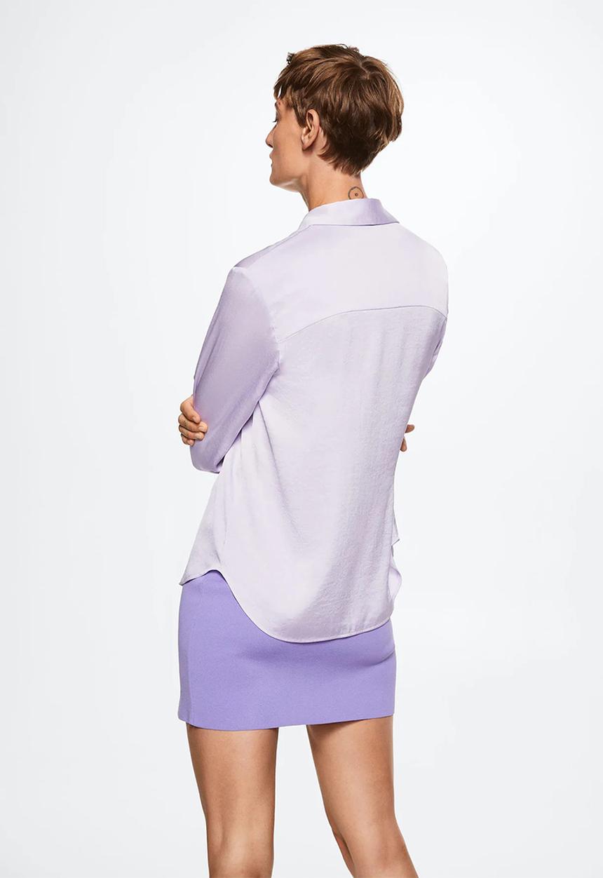 MANGO - Shirt ideale - light pastel purple