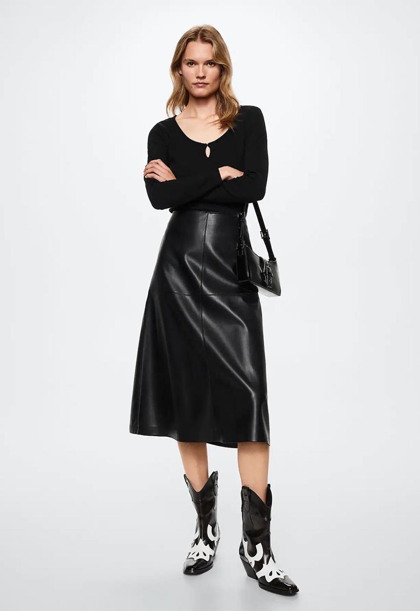 MANGO - T-shirt hook - black