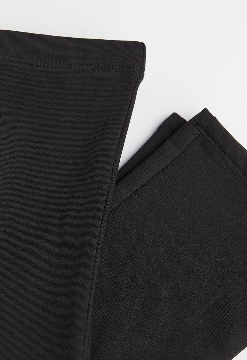 H&M - Flared leggings - black