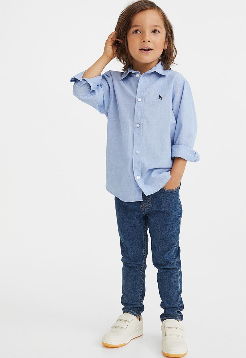H&M - Superstretch slim fit jeans - blue