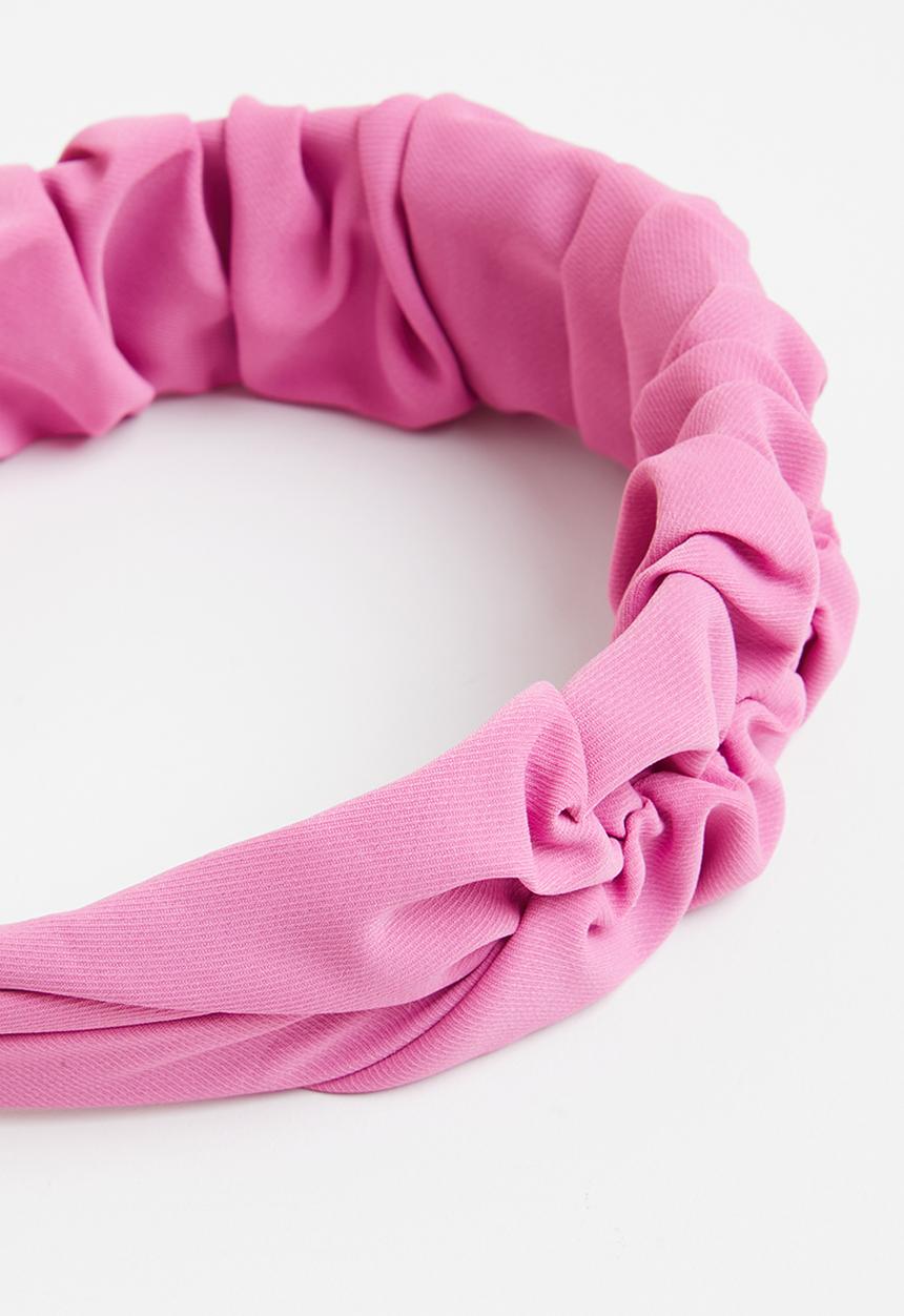 Superbalist - Ivory ruffled headband - pink