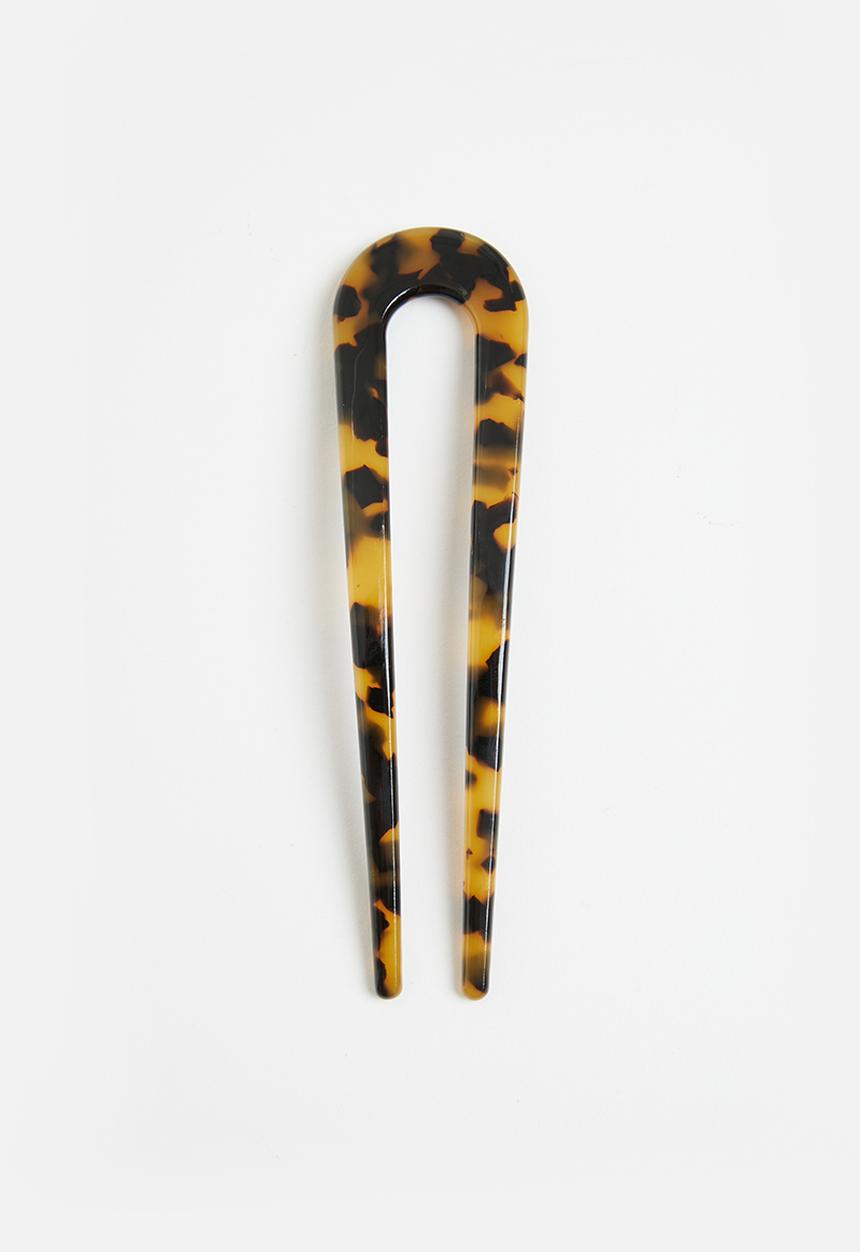 Cotton On - Mia hair fork - tort