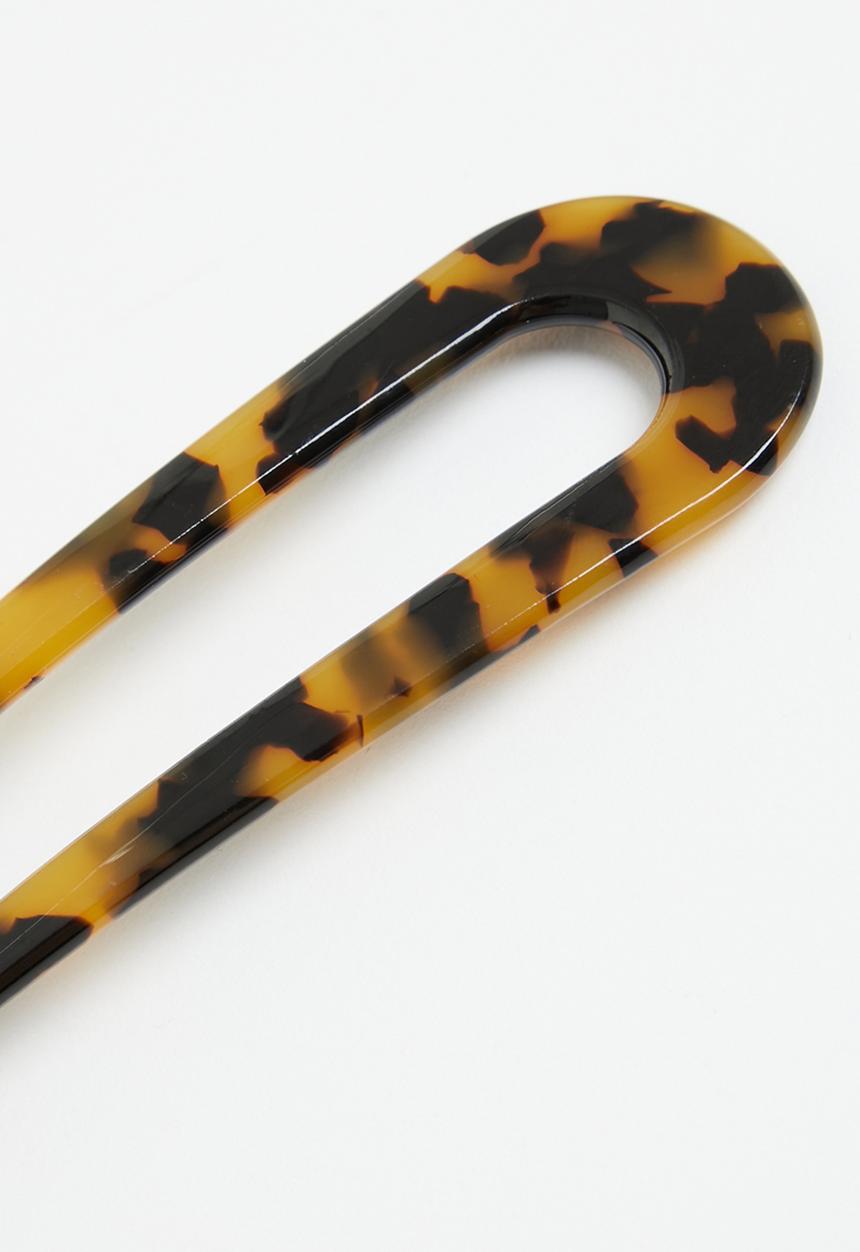 Cotton On - Mia hair fork - tort