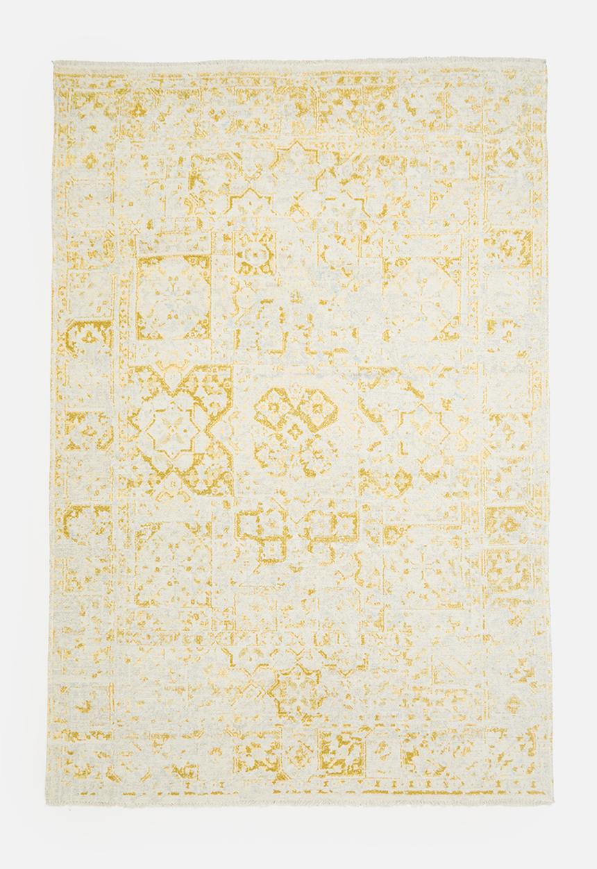 Sixth Floor - Eve printed rug - pattern yellow