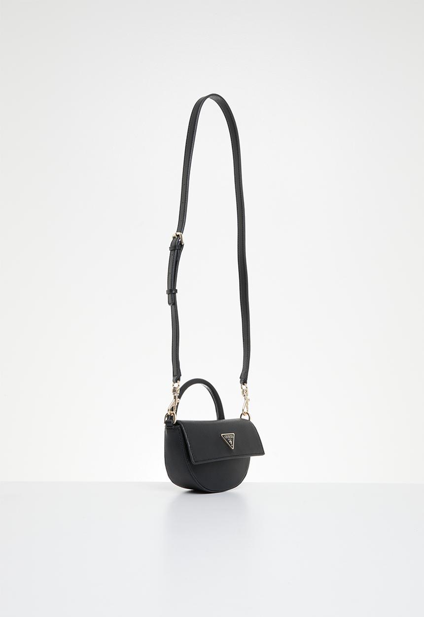 GUESS - Eco ivy mini top handle flap - black