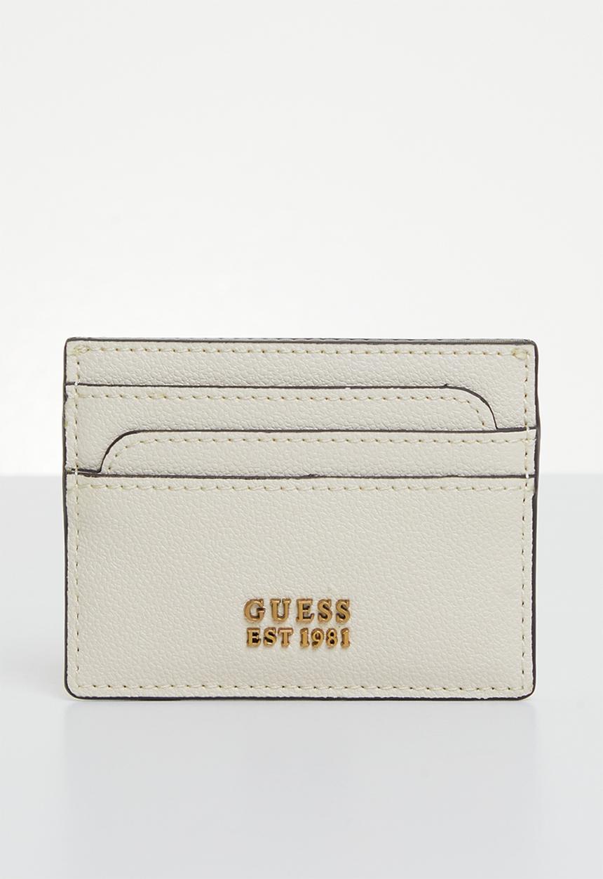 GUESS - Laurel slg card holder - stone