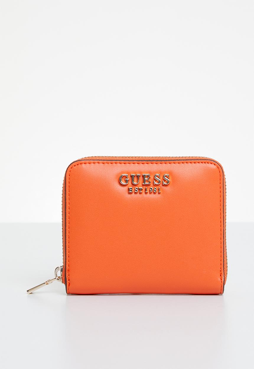 GUESS - Laurel slg small zip around - orange